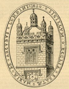 'The Seal of Bow Church', c1650, (1897). Creator: Unknown.