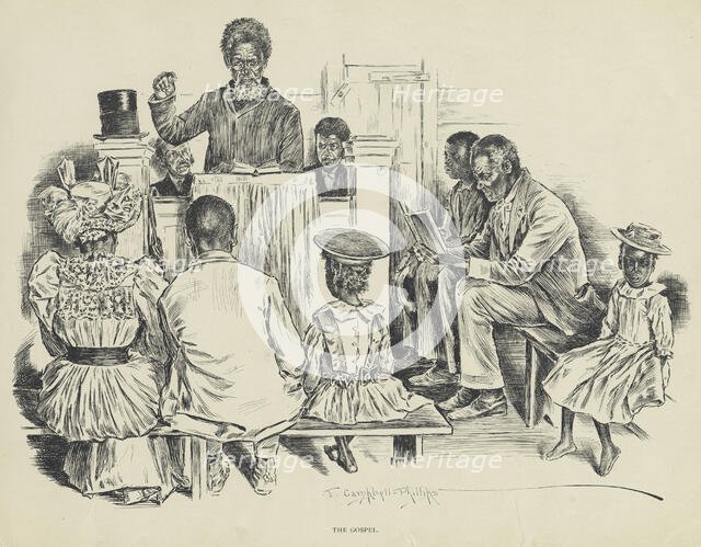 The gospel, 1899. Creator: Jay Campbell Phillips.