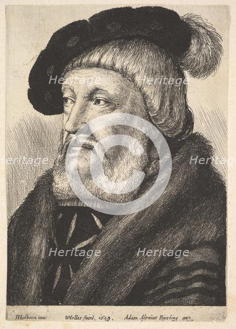 Sir William Butts, 1649. Creator: Wenceslaus Hollar.