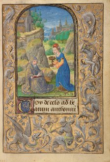 The Temptation of Saint Anthony; Prayer Book of Charles the Bold, 1469. Creator: Lieven van Lathem.