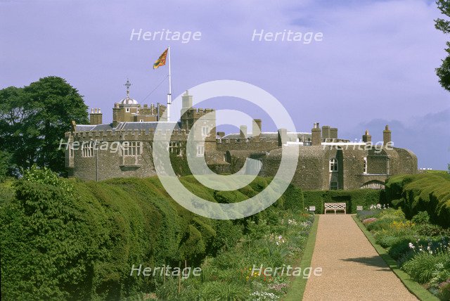 Yew Walk at Walmer Castle, Deal, Kent, 1998. Artist: J Bailey