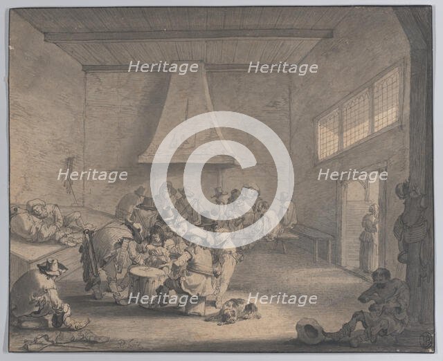Guardroom Scene, ca.1700. Creator: Peeter Bout.