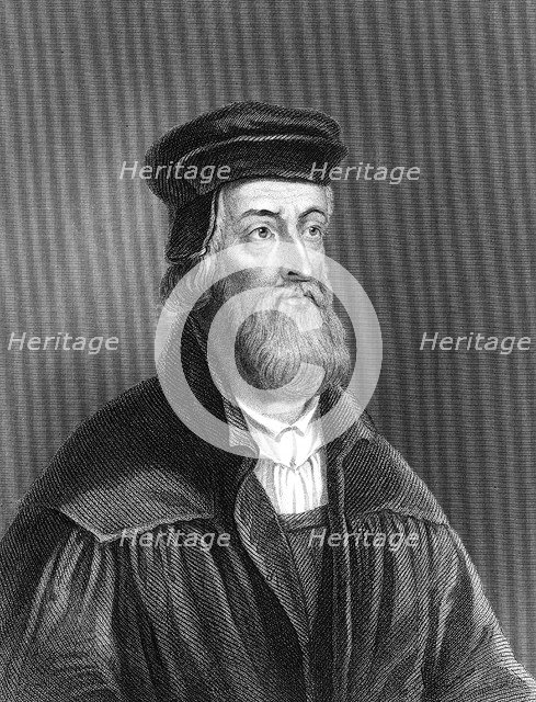 John Wycliffe, 14th century English religious reformer, 1882. Artist: Unknown