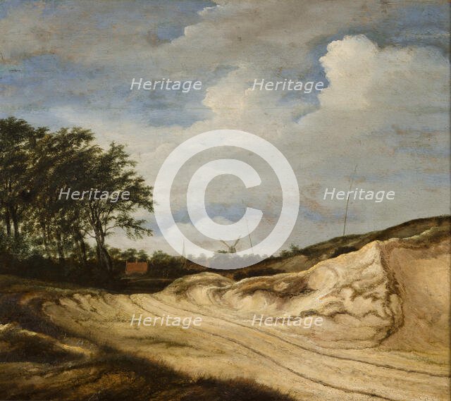 Landscape with the Dune, c1650. Creator: Guillam Dubois.