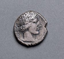 Tetradrachm: Apollo (obverse), 466-422 BC. Creator: Unknown.