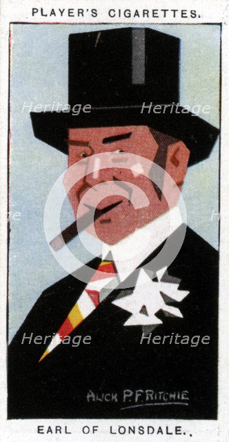 Hugh Cecil Lowther, 5th Earl of Lonsdale, British sportsman, 1926.Artist: Alick P F Ritchie