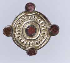Whorl-Shaped Brooch, Frankish, ca. 550-650. Creator: Unknown.