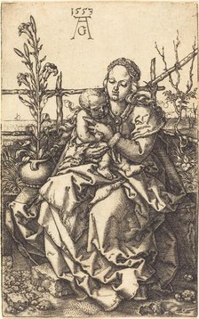 The Virgin Seated, 1553. Creator: Heinrich Aldegrever.