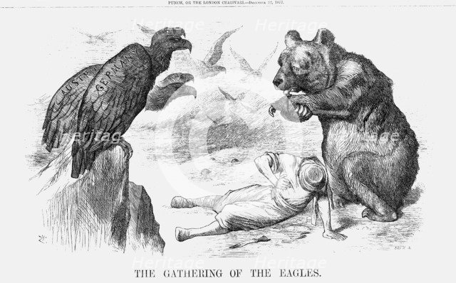 'The Gathering of the Eagles', 1877. Artist: Joseph Swain