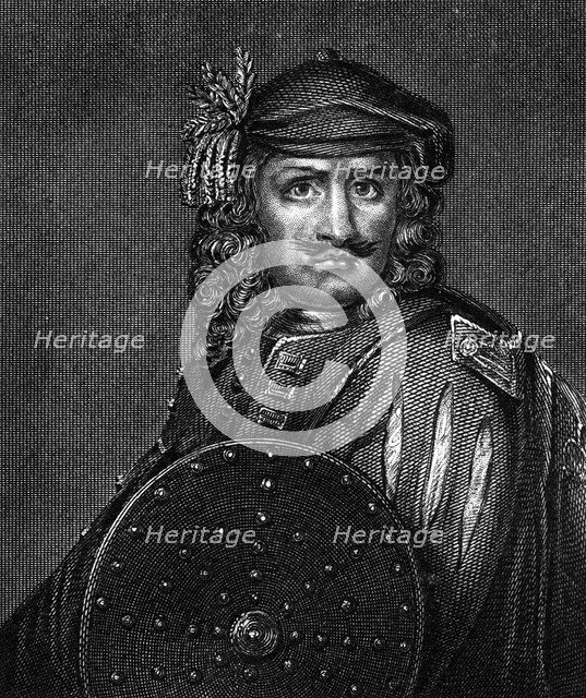 Rob Roy, Scottish outlaw and folk hero of the 18th century.Artist: R Cooper