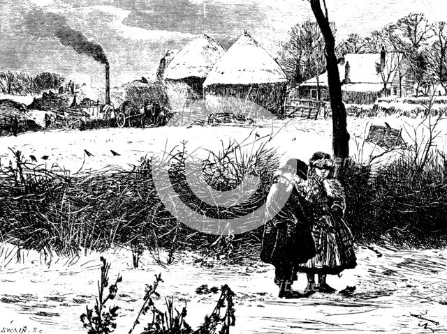 'Winter', 1860s.  Artist: John William North