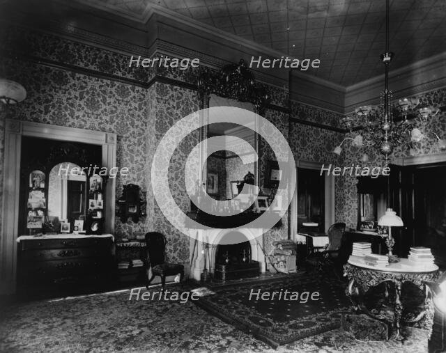 White House bedroom, c1893, printed later. Creator: Frances Benjamin Johnston.