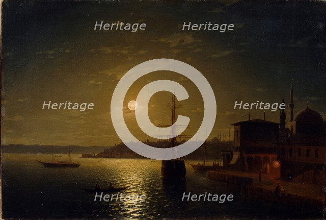 Golden Horn. Turkey, after 1845. Artist: Aivazovsky, Ivan Konstantinovich (1817-1900)