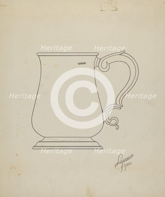 Silver Mug, c. 1938. Creator: Lawrence Flynn.