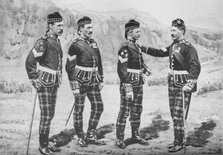 'Sergeants, Seaforth Highlanders', c1880. Artist: Gregory & Co.