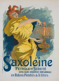 Nouvelle affiche pour la "Saxoléine"., c1896. Creator: Jules Cheret.