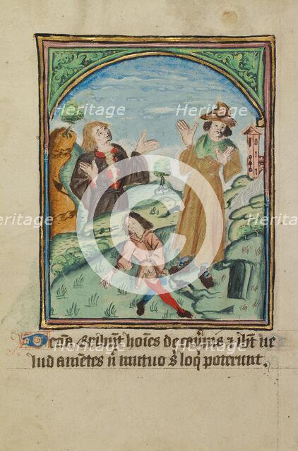 The Tenth Sign before the Day of Judgment; Illustrated Vita Christi..., about 1480-1490. Creator: Unknown.