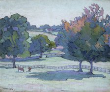 'Maples at Cuckfield, Sussex', 1914. Artist: Robert Polhill Bevan.