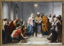 Marriage of the Virgin. Study for the composition in Notre-Dame-de-Lorette church, c1833. Creator: Jérome Martin Langlois the Younger.