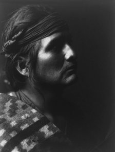 A Chief of the Desert, c1904. Creator: Edward Sheriff Curtis.