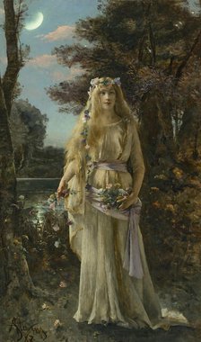 Ophélie (Ophelia), 1887. Creator: Stevens, Alfred (1823-1906).