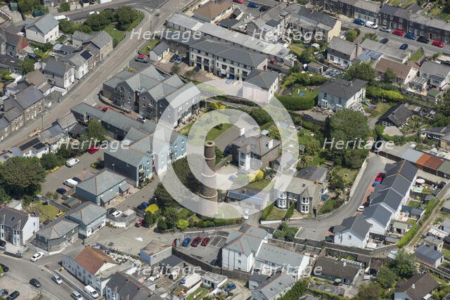 Pedn-an-drea Chimney Stack, Redruth, Cornwall, 2021. Creator: Damian Grady.