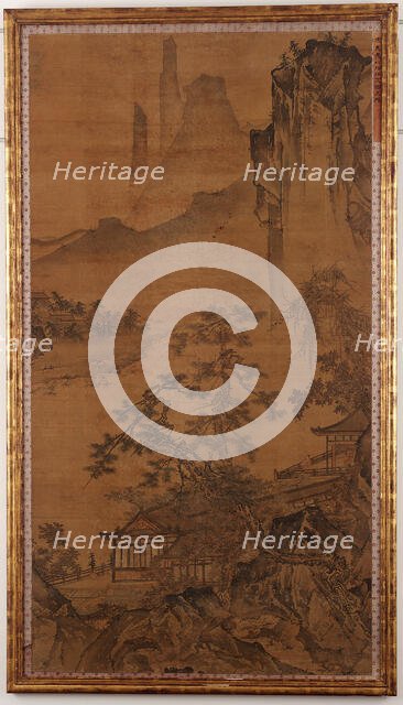 Whiling Away the Summer in the Shade of Pines, Ming dynasty, 15th century. Creator: Zhe School.