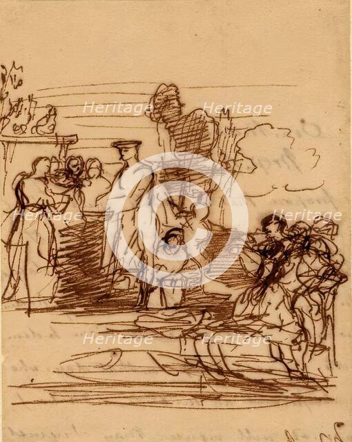 George IV Entering Edinburgh, c1820s. Creator: David Wilkie.