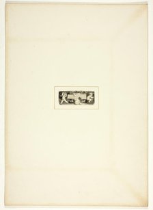 Study for a plate from The Triumphs of Temper, in the 1796 Royal Engagements Pocket Book, c. 1795. Creator: Thomas Stothard.