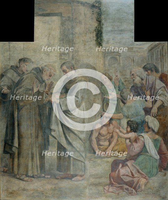 Miracle of the Roses, 1604-1607. Artist: Carracci, Annibale (1560-1609)