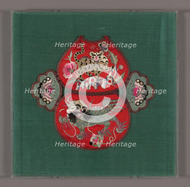 Child's Collar, China, Qing dynasty (1644- 1911), late 19th century. Creator: Unknown.