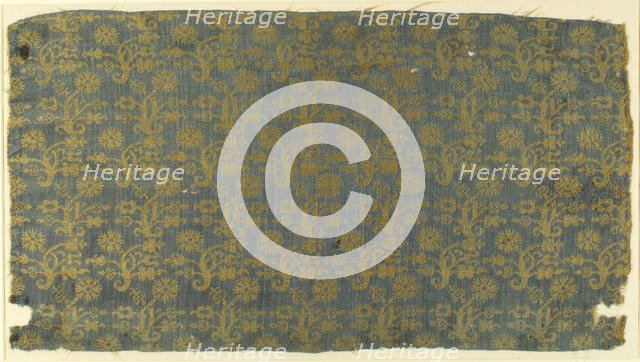 Textile, Italian, 14th-15th century. Creator: Unknown.