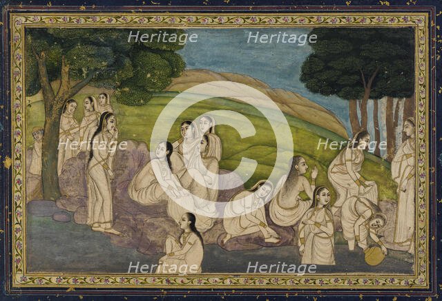 A group of women, bathing, 18th century. Creator: Unknown.