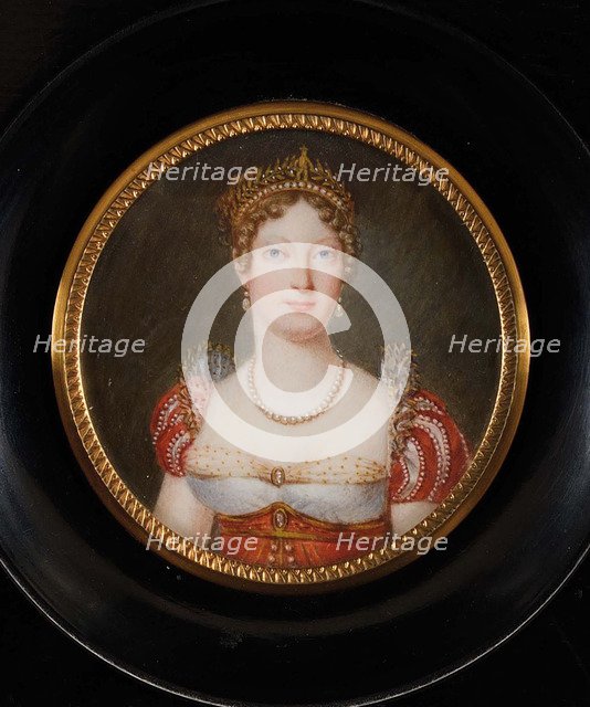 Portrait of the Empress Marie-Louise (1791-1847), Mid of the 19th cen..