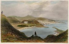 Banff, (View from East Bank of River), c1840. Creator: William Henry Bartlett.