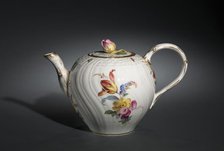 Teapot, c. 1750-1770. Creator: Meissen Porcelain Factory (German).