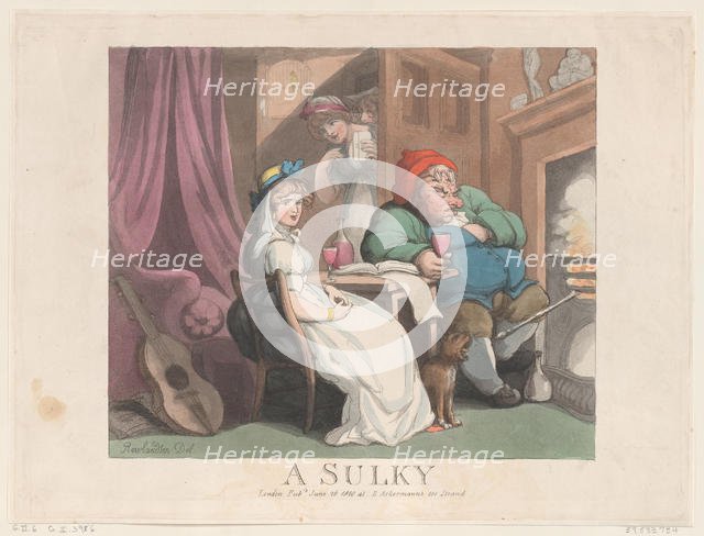 A Sulky, June 26, 1800., June 26, 1800. Creator: Thomas Rowlandson.