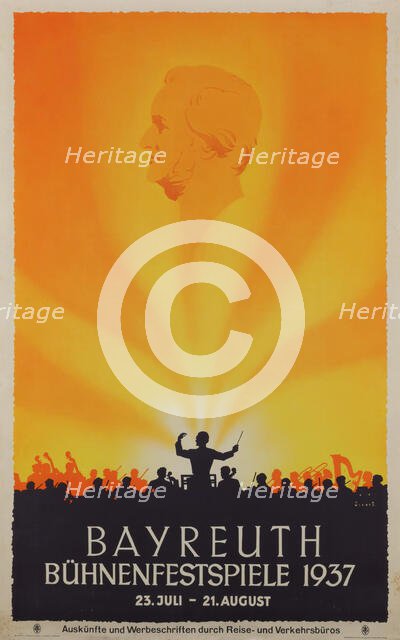 Bayreuth Festival 1937, 1937. Creator: Wiertz, Jupp (1888-1939).