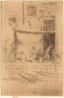 Fruit-Stall, 1880. Creator: James Abbott McNeill Whistler.