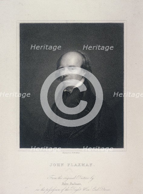 Portrait of John Flaxman, c1800.  Artist: Richard Woodman