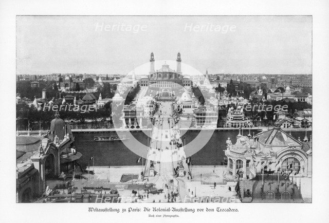 Museum of the Colonies, Trocadero, Paris World Exposition, 1889, (1900). Artist: Unknown