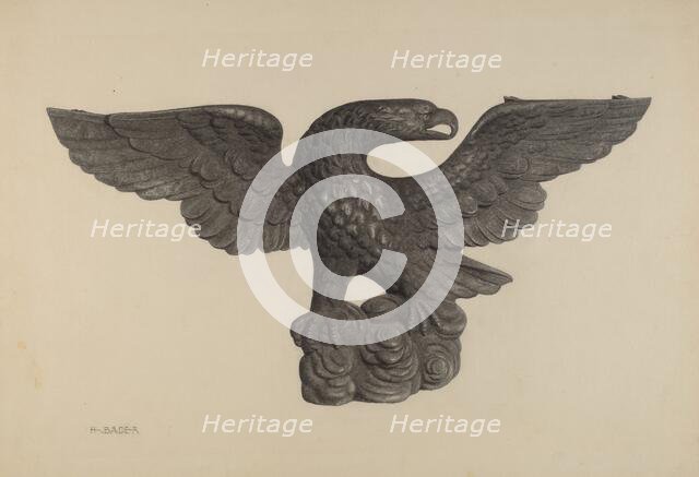 Eagle, c. 1939. Creator: Herman Bader.
