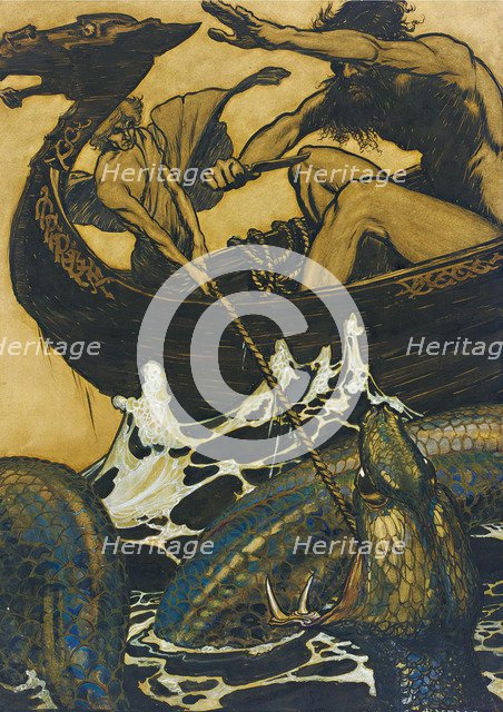 Illustration for The Edda. Artist: Rackham, Arthur (1867-1939)