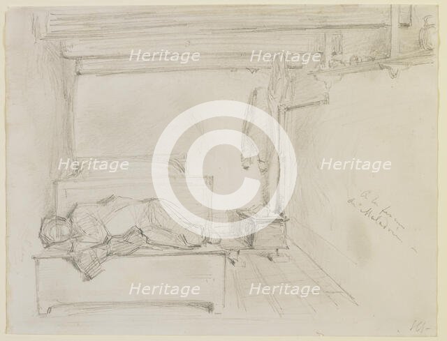 A la Ferme de Maladrie, 1858. Creator: James Abbott McNeill Whistler.