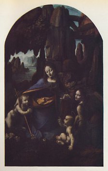 'The Virgin of the Rocks', c1508, (c1950). Creator: Leonardo da Vinci.