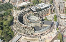 The former BBC Television Centre, London, 2021. Creator: Damian Grady.