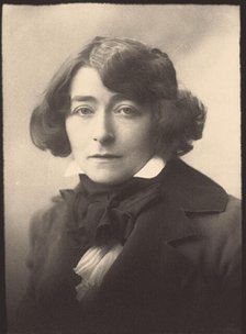 Portrait of Eileen Gray (1878-1976), 1914. Creator: Beresford, George Charles (1864-1938).