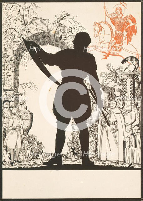 Self-portrait, 1919. Creator: Narbut, Georgi Ivanovich (1886-1920).