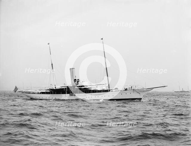 Steam yacht Surf, ca 1903. Creator: Unknown.