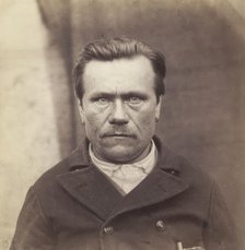 Portrait, bust, of man from Tavastland, Finland, 1877. Creator: Unknown.